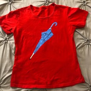 red prada t-shirt